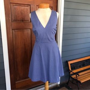 Victoria’s Secret Fit and flare v-neck polka dot dress